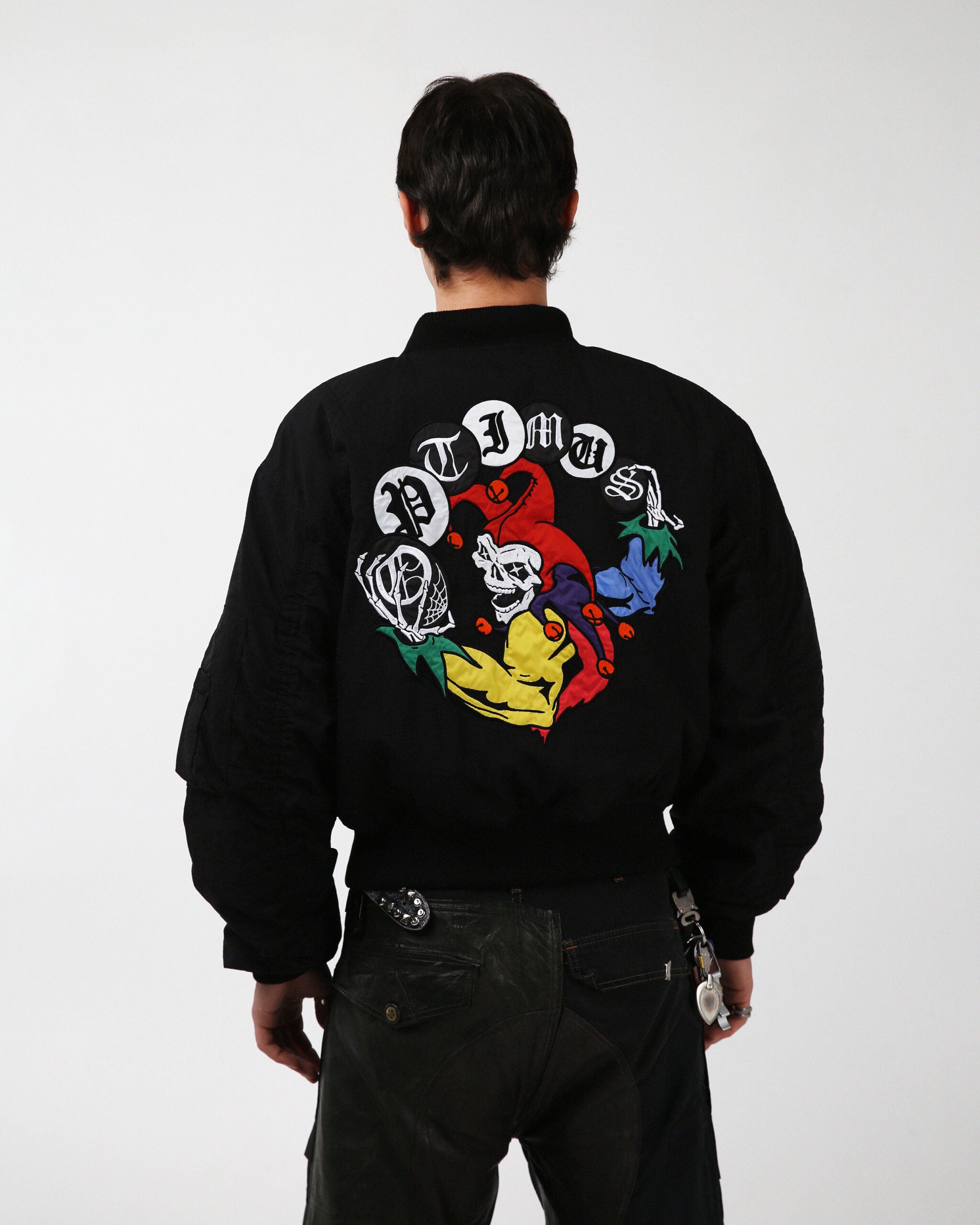 JACKET “JESTER” BLACK/RED