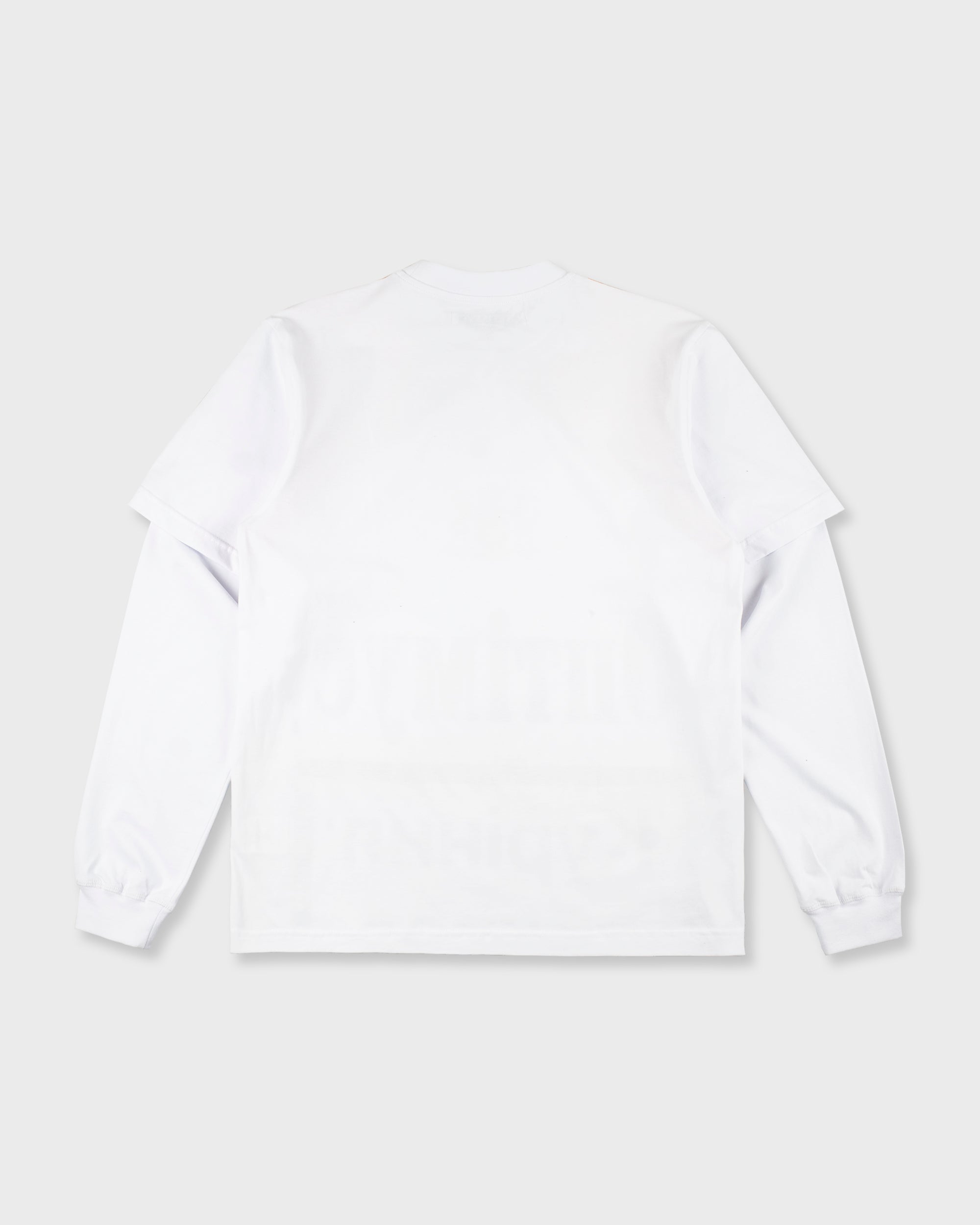 LONG SLEEVE “CIGARETTE” WHITE/RED