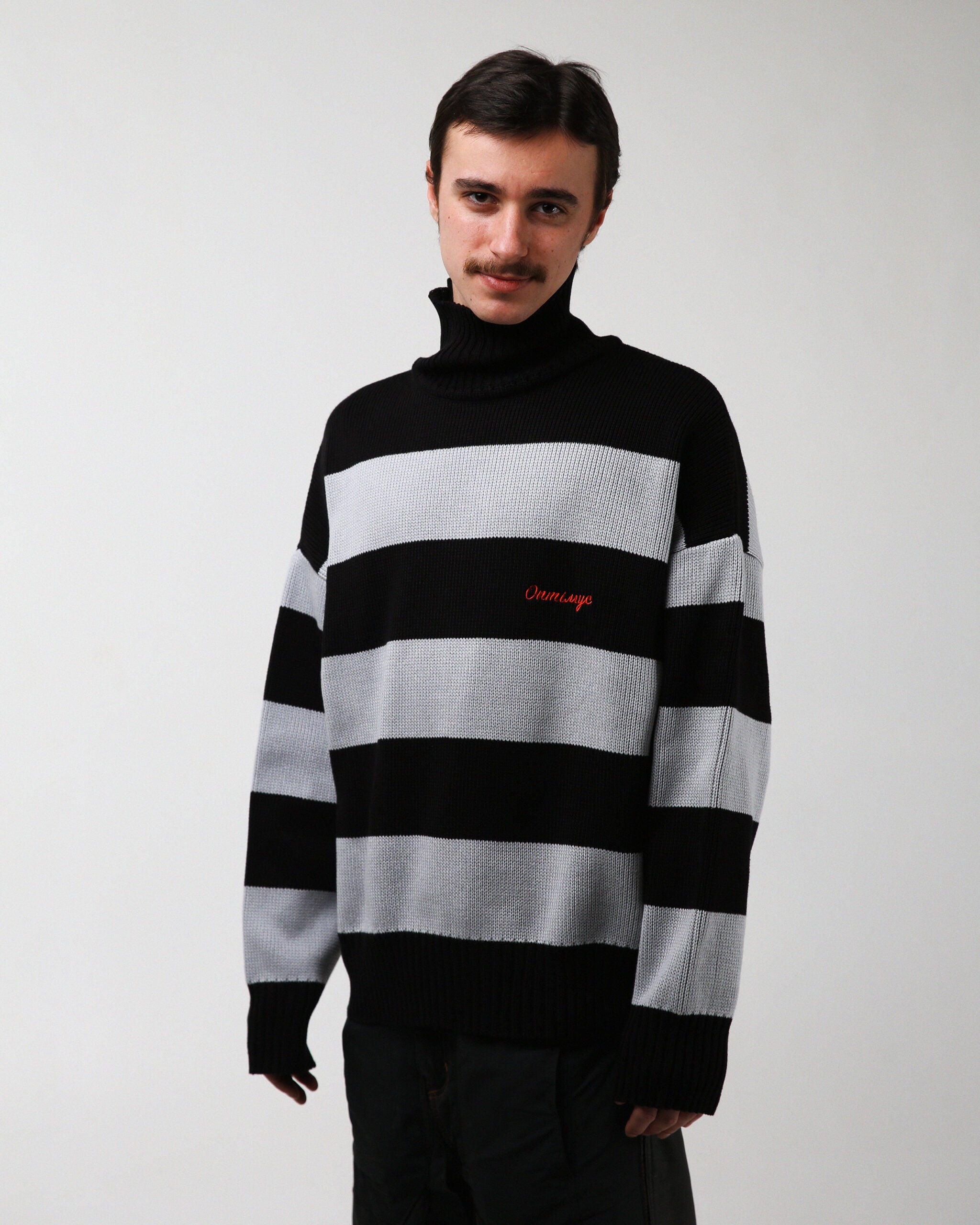 SWEATER “SIMPLE” BLACK/GREY
