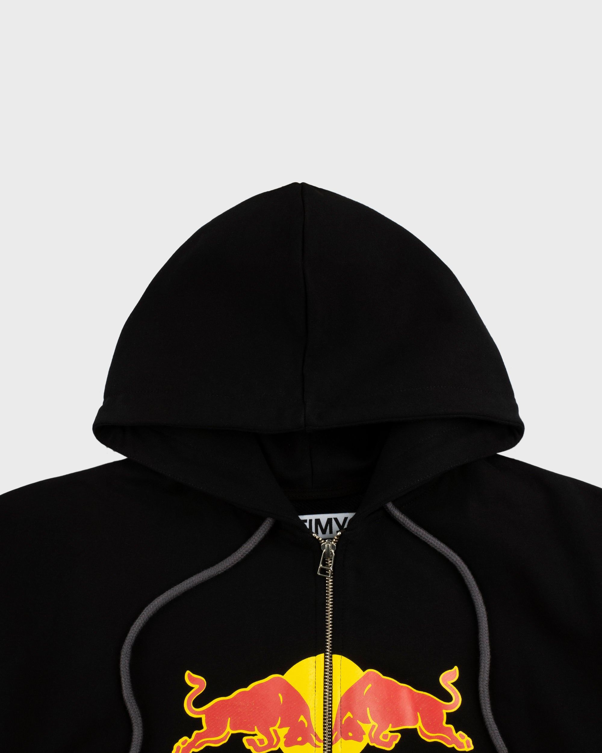 ZIP HOODIE "BULL" BLACK