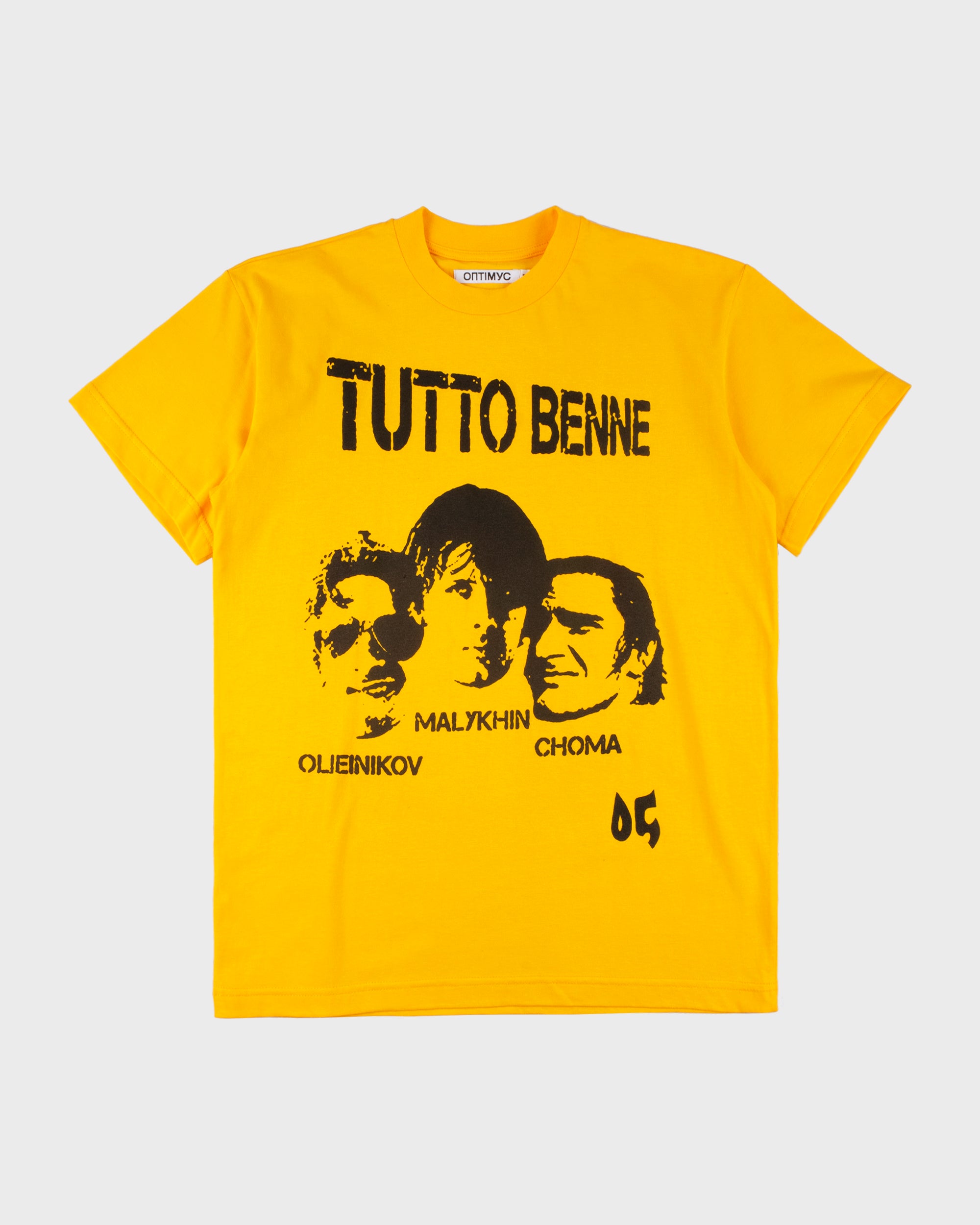 T-SHIRT “TUTTO BENNE” YELLOW