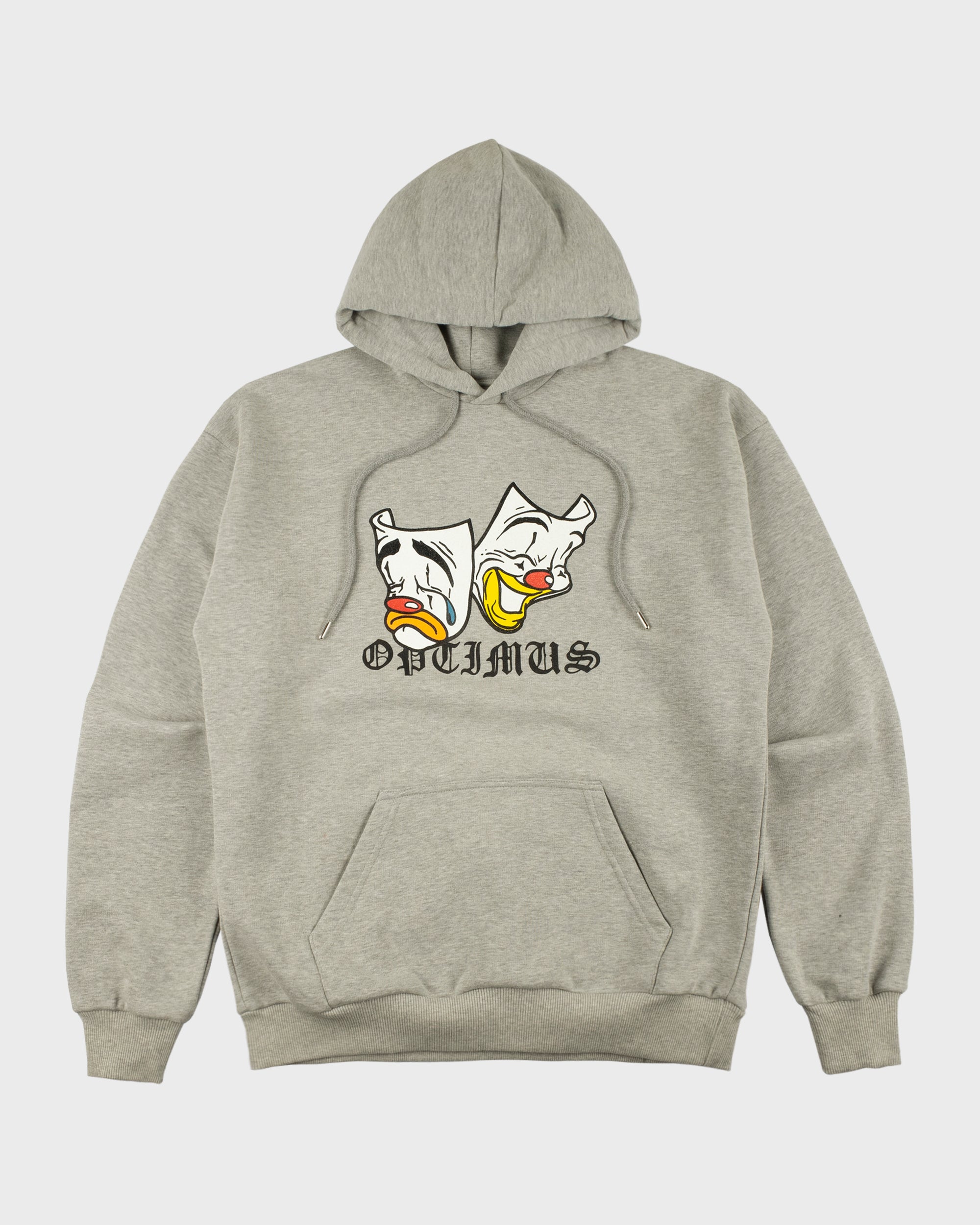 HOODIE “HAPPY & SAD” GREY